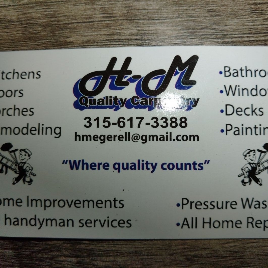 Logo for H-M Quality Carpentry and Handyman Services