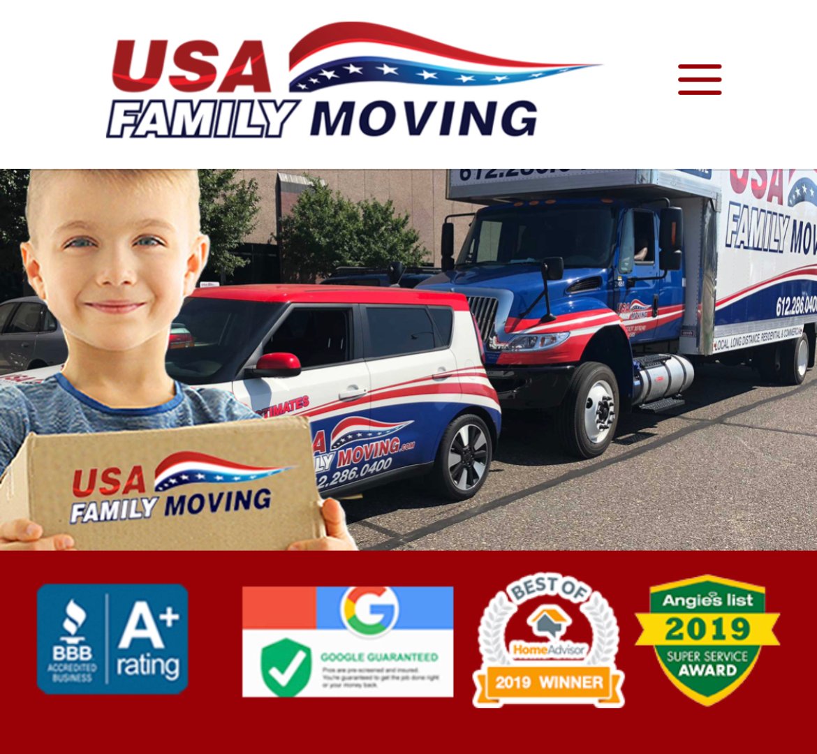 Logo for USA FAMILY MOVING OF ATLANTA , LLC