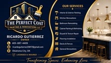 Logo for The Perfect Coat Painting and Renovations