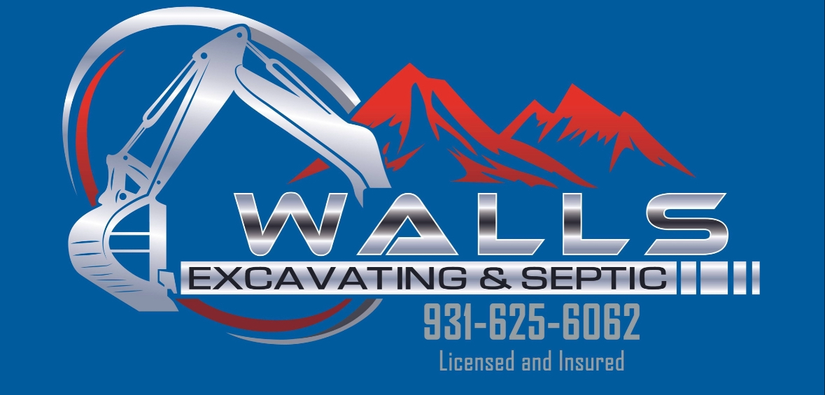 Logo for Walls Excavation and Septic