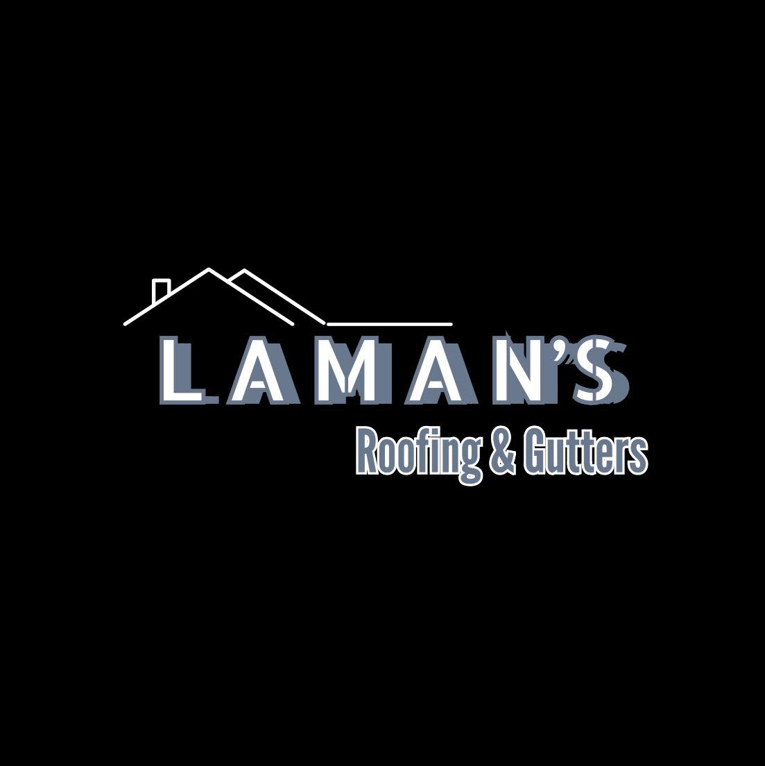 Laman's Roofing & Gutters logo