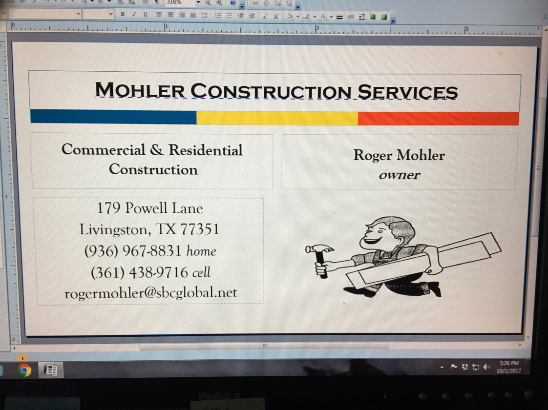 Avatar for Mohler Construction Services