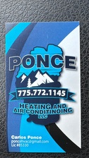 Logo for Ponce Heating & Air Conditioning LLC