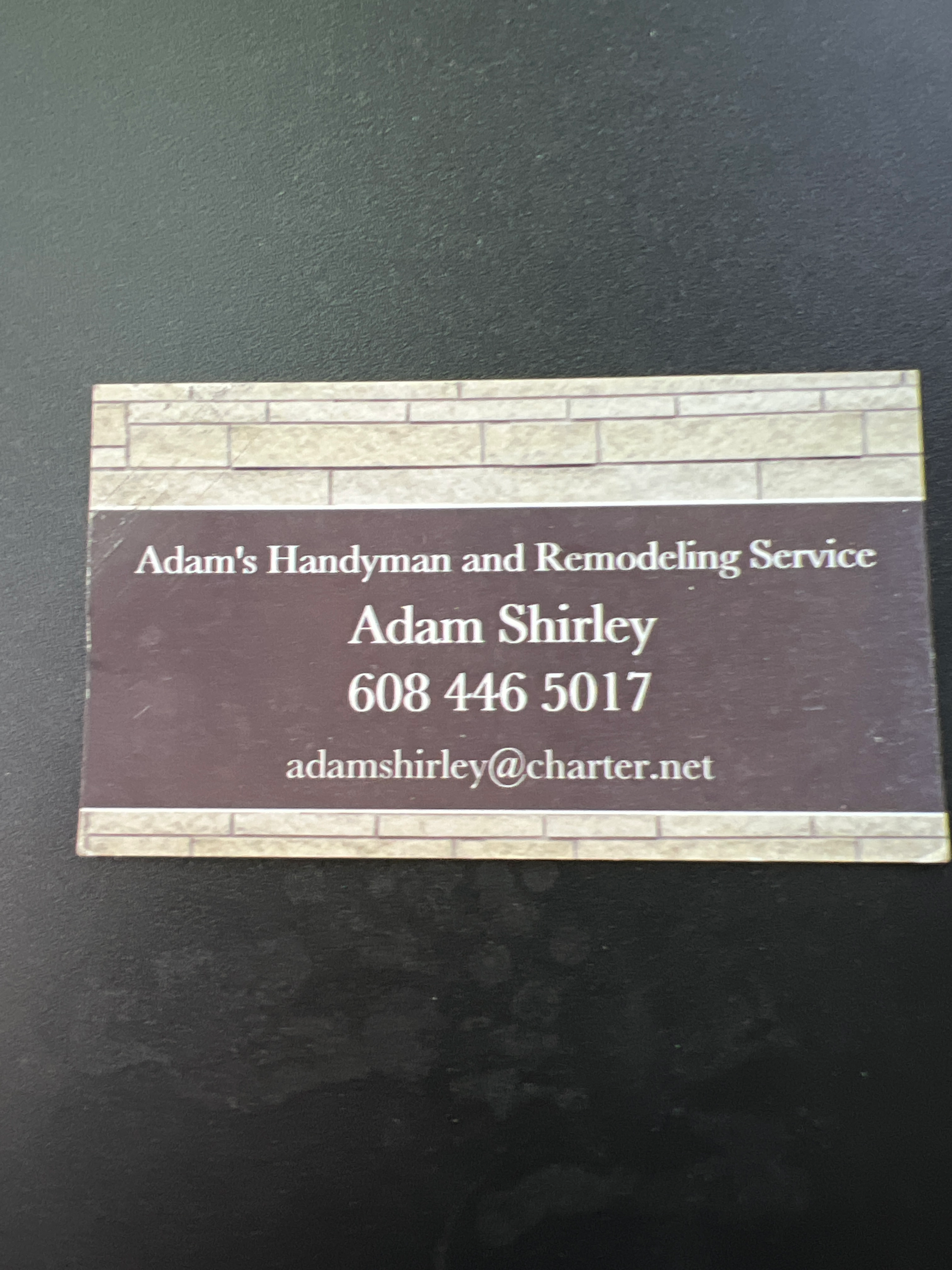 Logo for Adam's Handyman & Remodeling Service