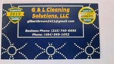 Logo for G&L Cleaning Solution LLC