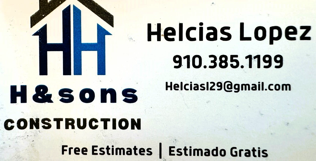 Logo for H & Sons Construction LLC
