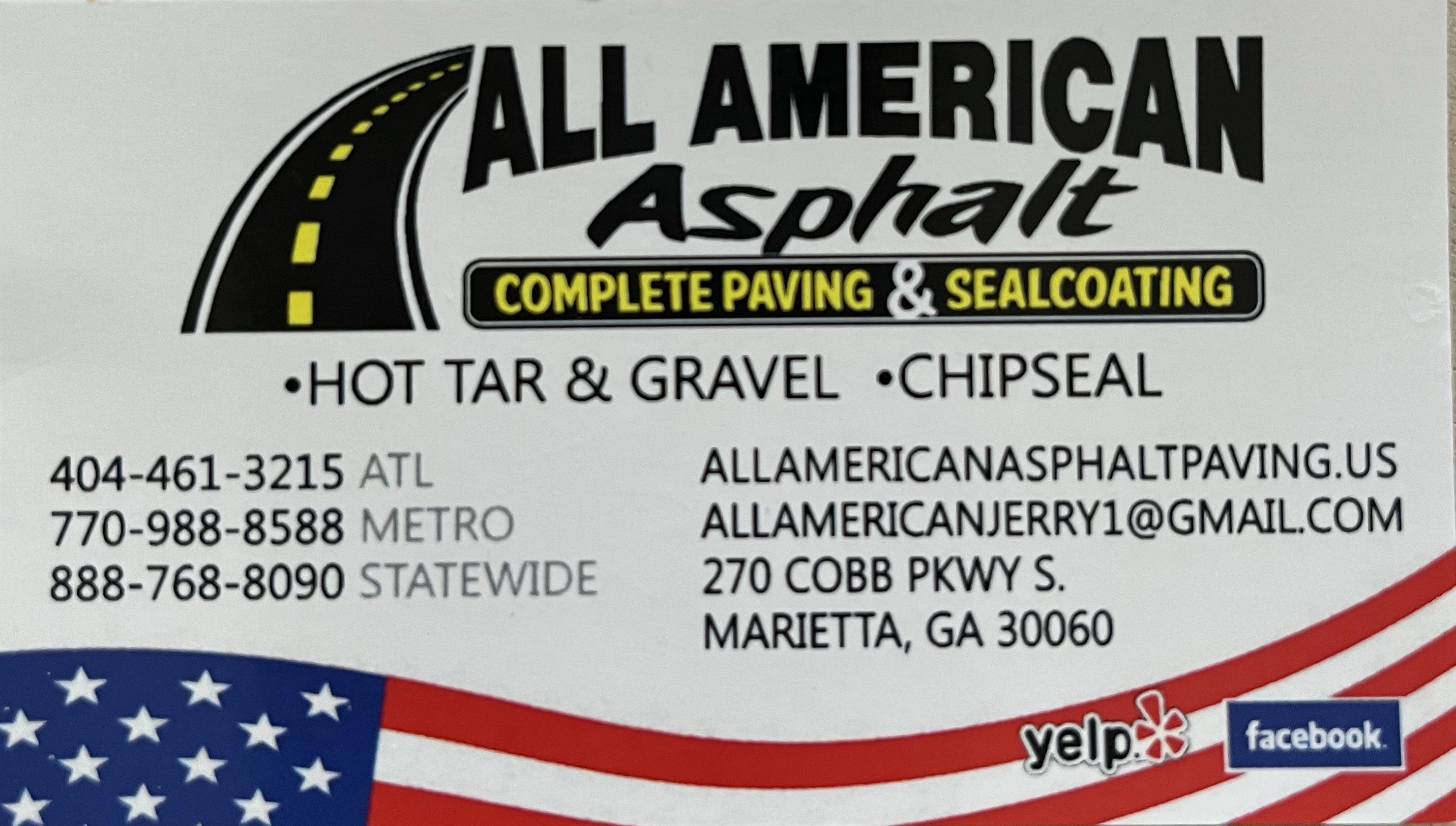 Logo for All American Asphalt Paving