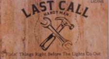 Logo for Last Call Handy Man
