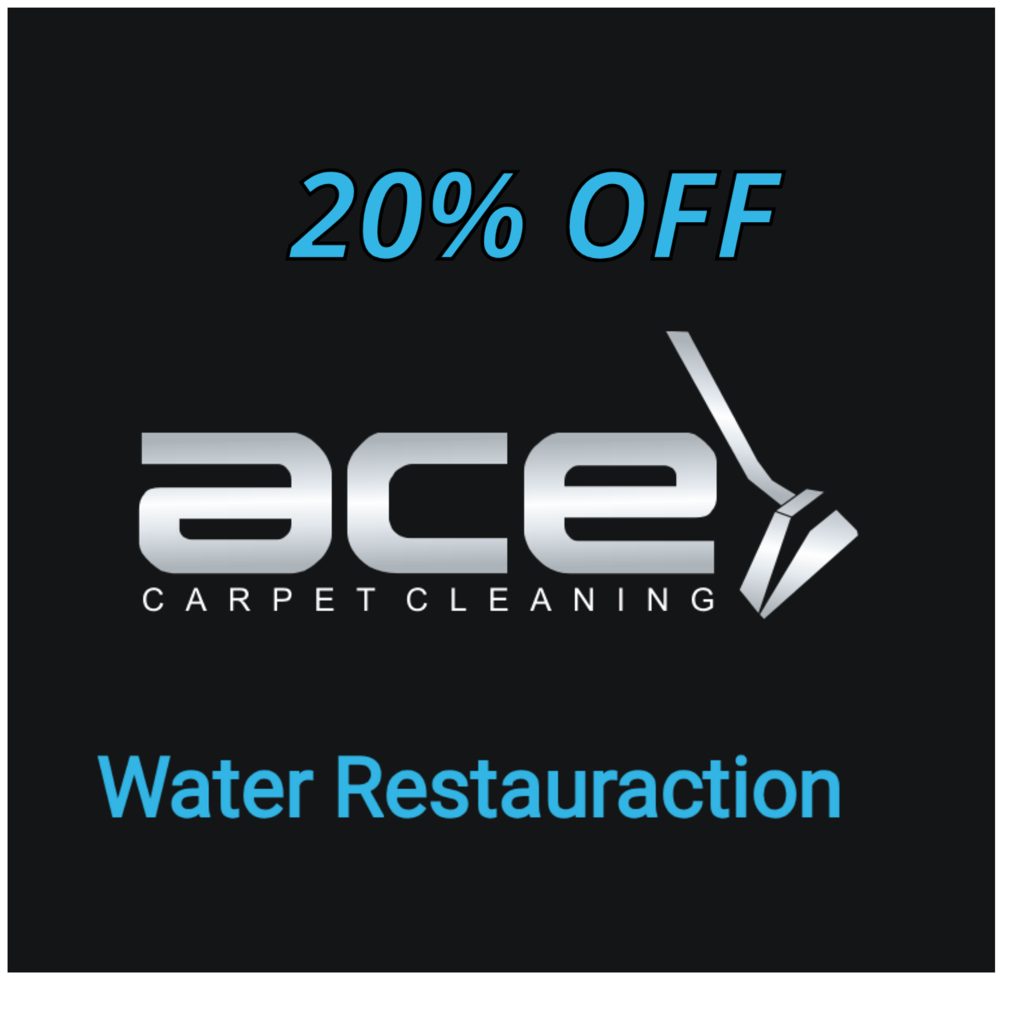 Logo for Ace Carpet Cleaning and Water Restoration