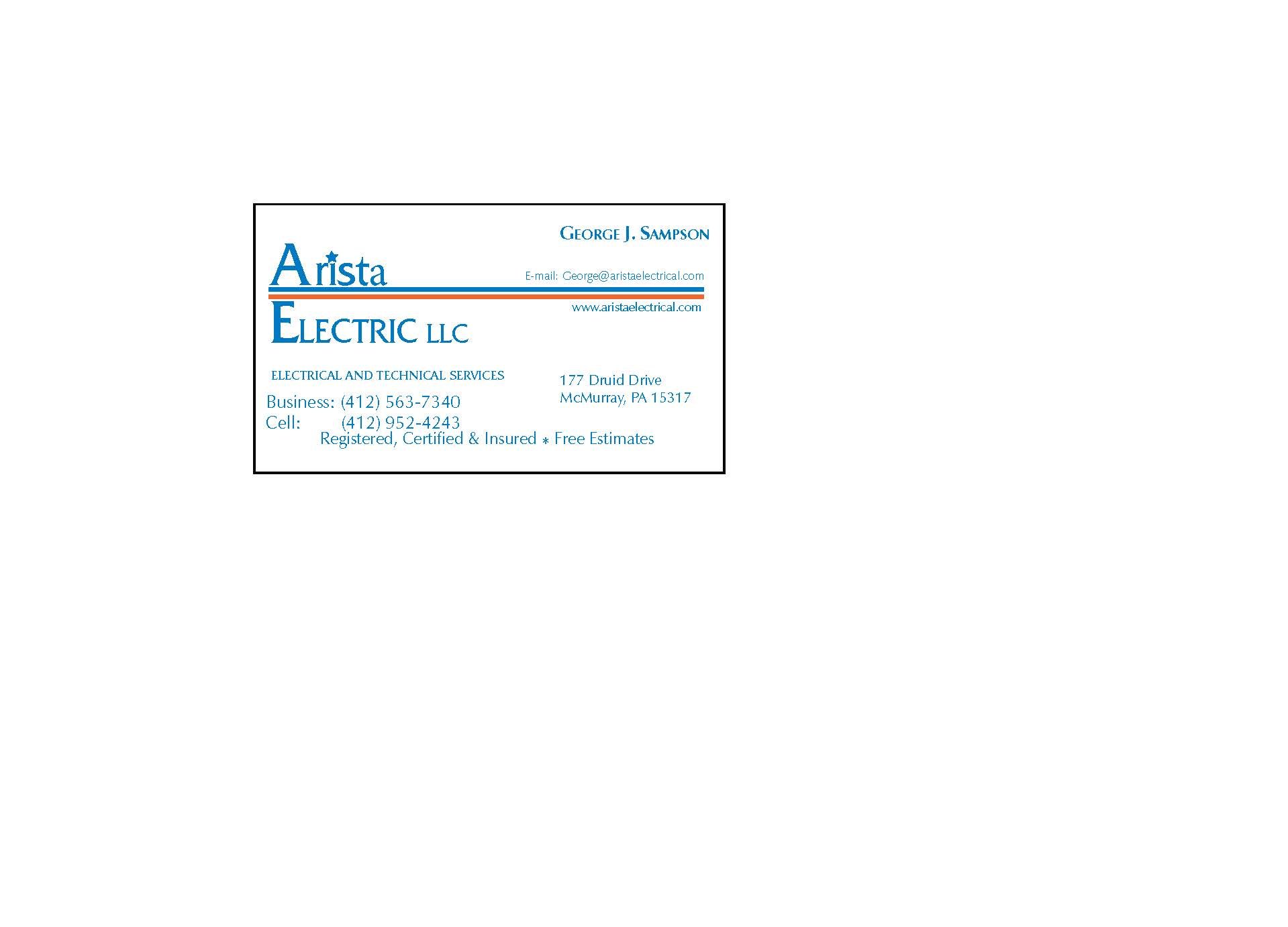 Avatar for Arista Electrical & Tech Services LLC