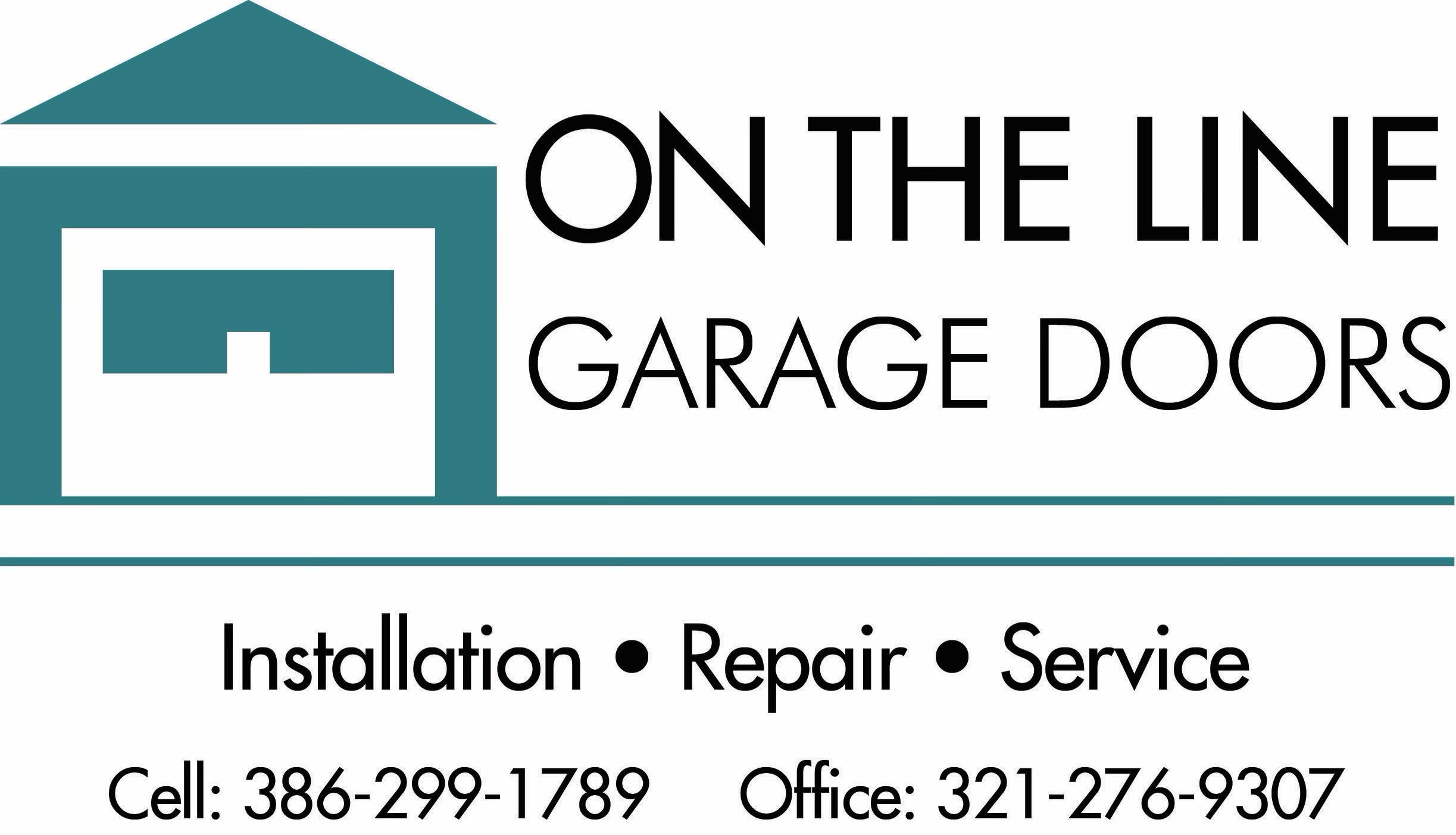 Logo for On the Line Garage Doors