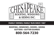 Logo for CHESAPEAKE ROOFING WINDOWS & SIDING