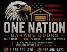 Logo for One Nation Garage Doors