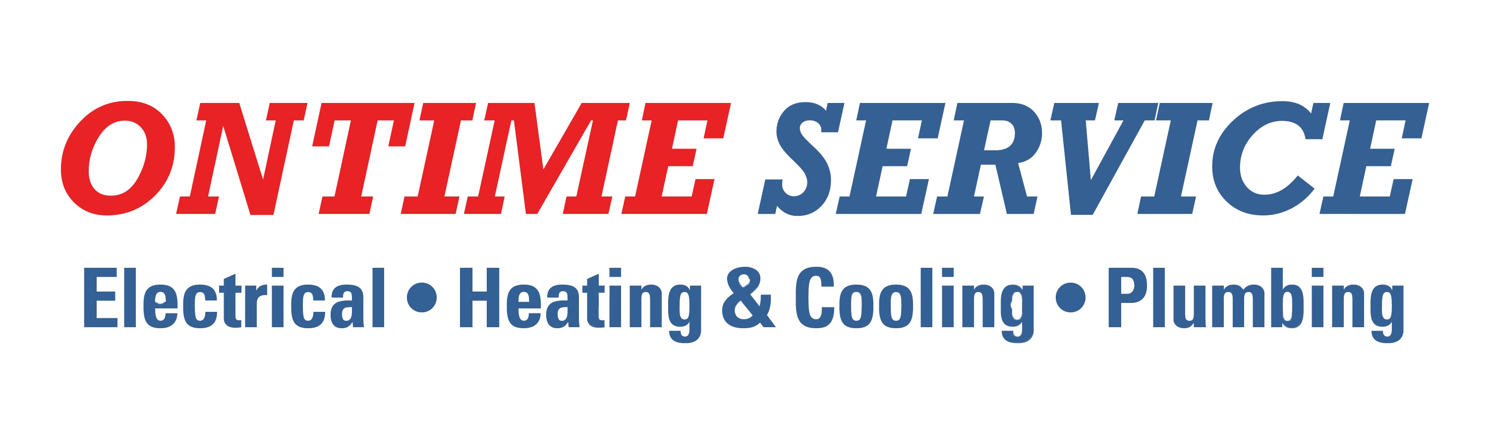 Logo for Ontime Service - Electrical, Heating & Cooling, & Plumbing