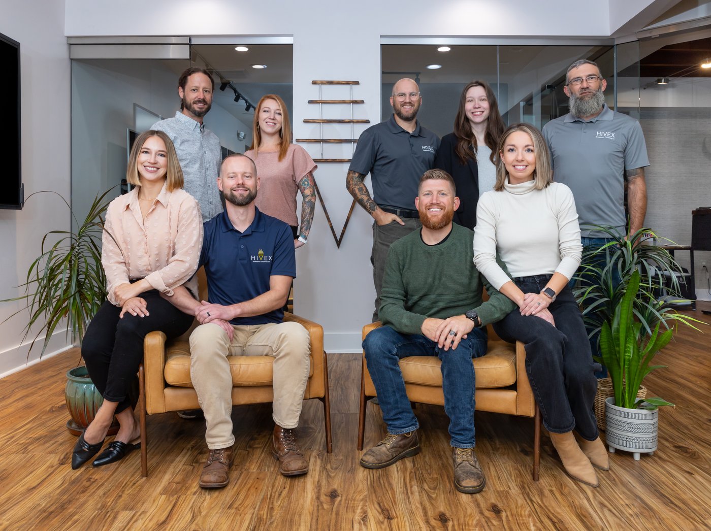 Logo for HIVEX Basement Finishing Co.