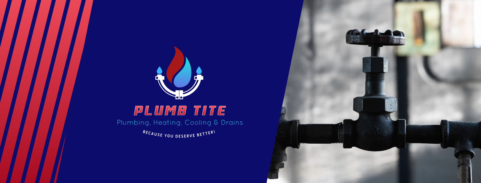 Logo for Plumb Tite Plumbing, Heating, Cooling & Drains