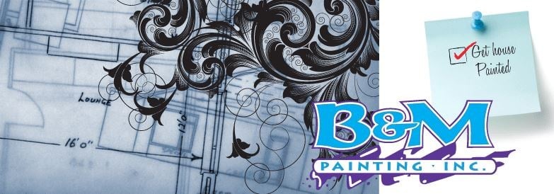 Logo for B&M Painting Inc