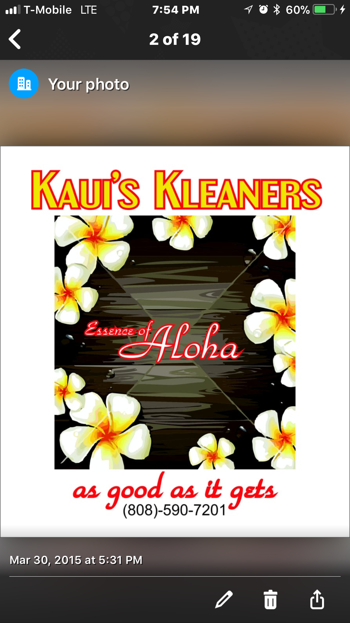 Logo for Kaui's Kleaners