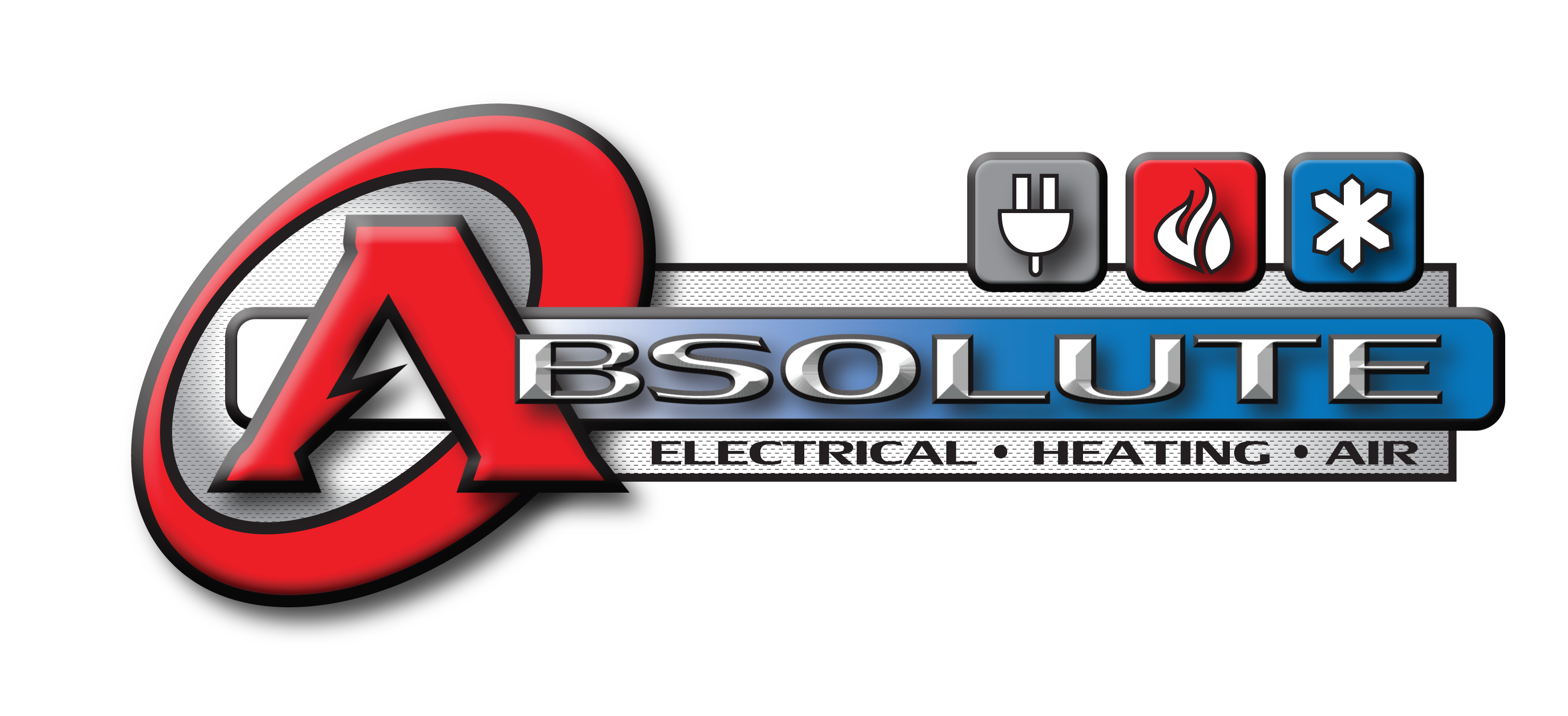 Logo for Absolute Electrical, Heating and Air