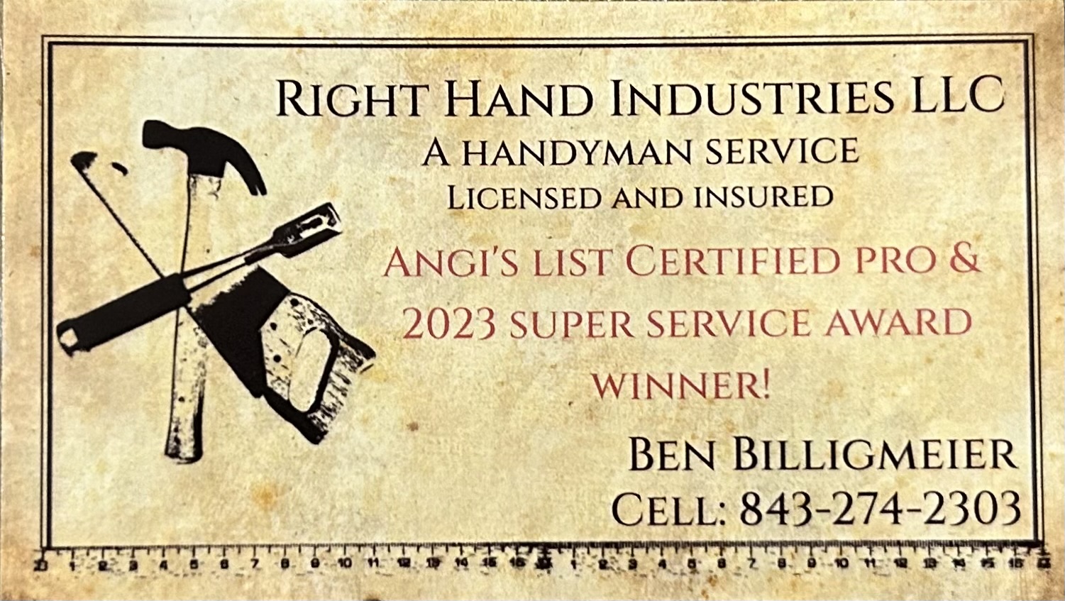 Logo for Right Hand Industries LLC