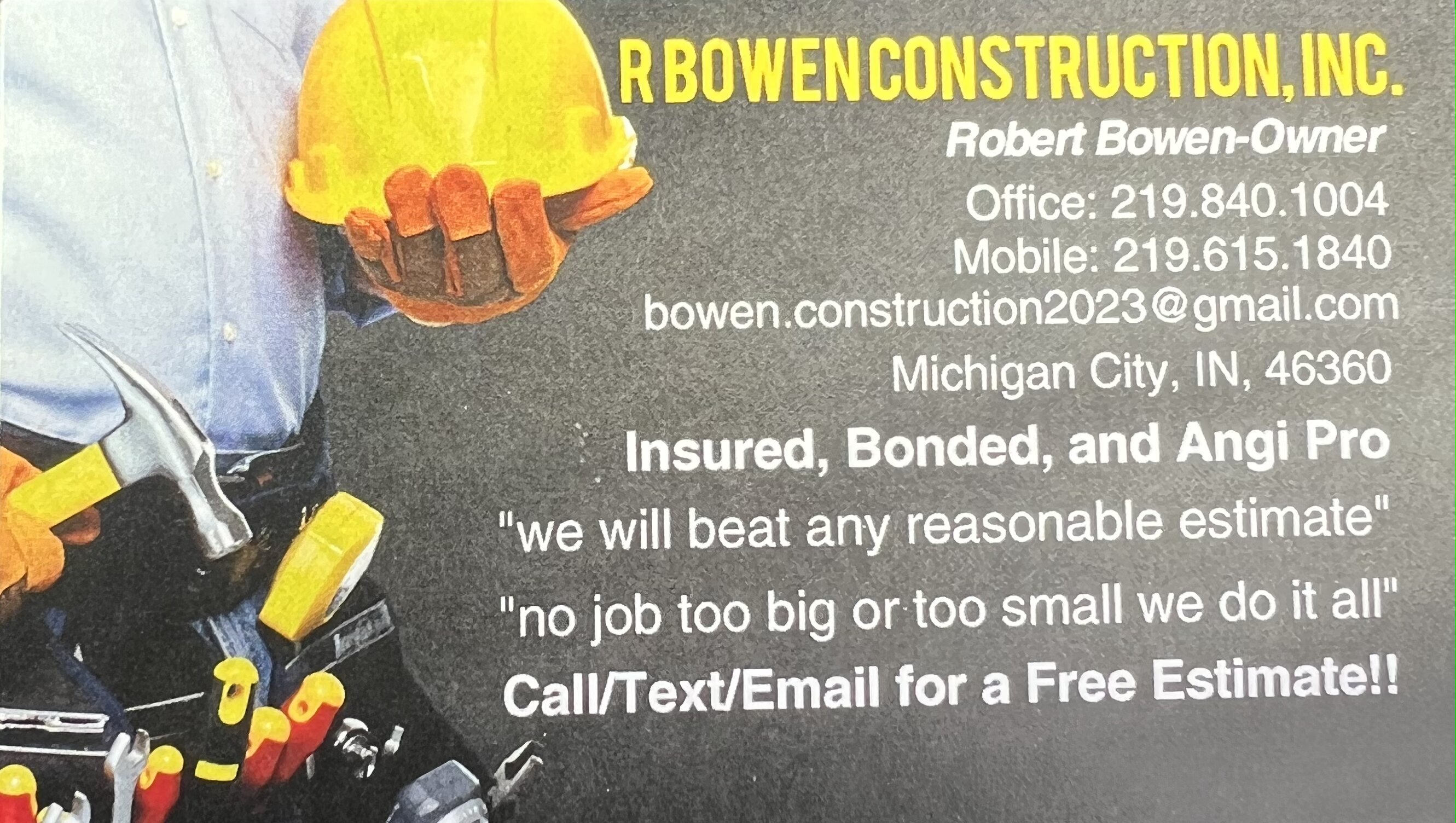 Avatar for R Bowen Construction, Inc.
