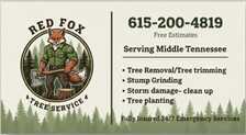 Red Fox Tree Service logo