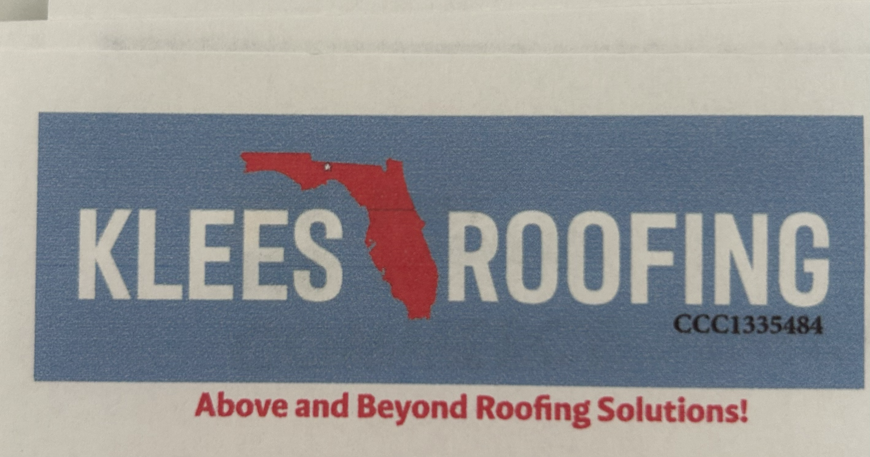 Klees Roofing Solutions LLC logo