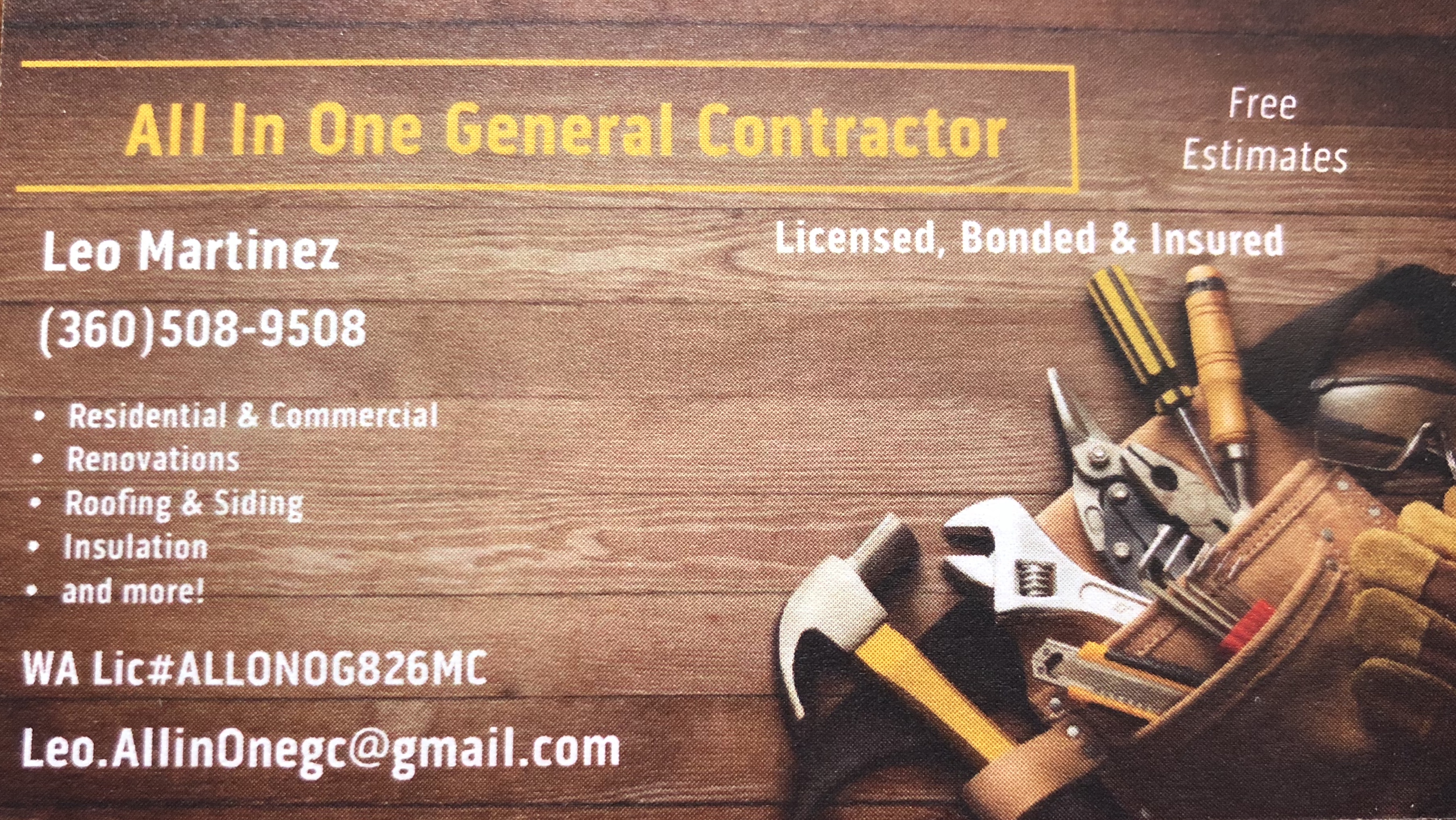 Avatar for ALL IN ONE General Contractor