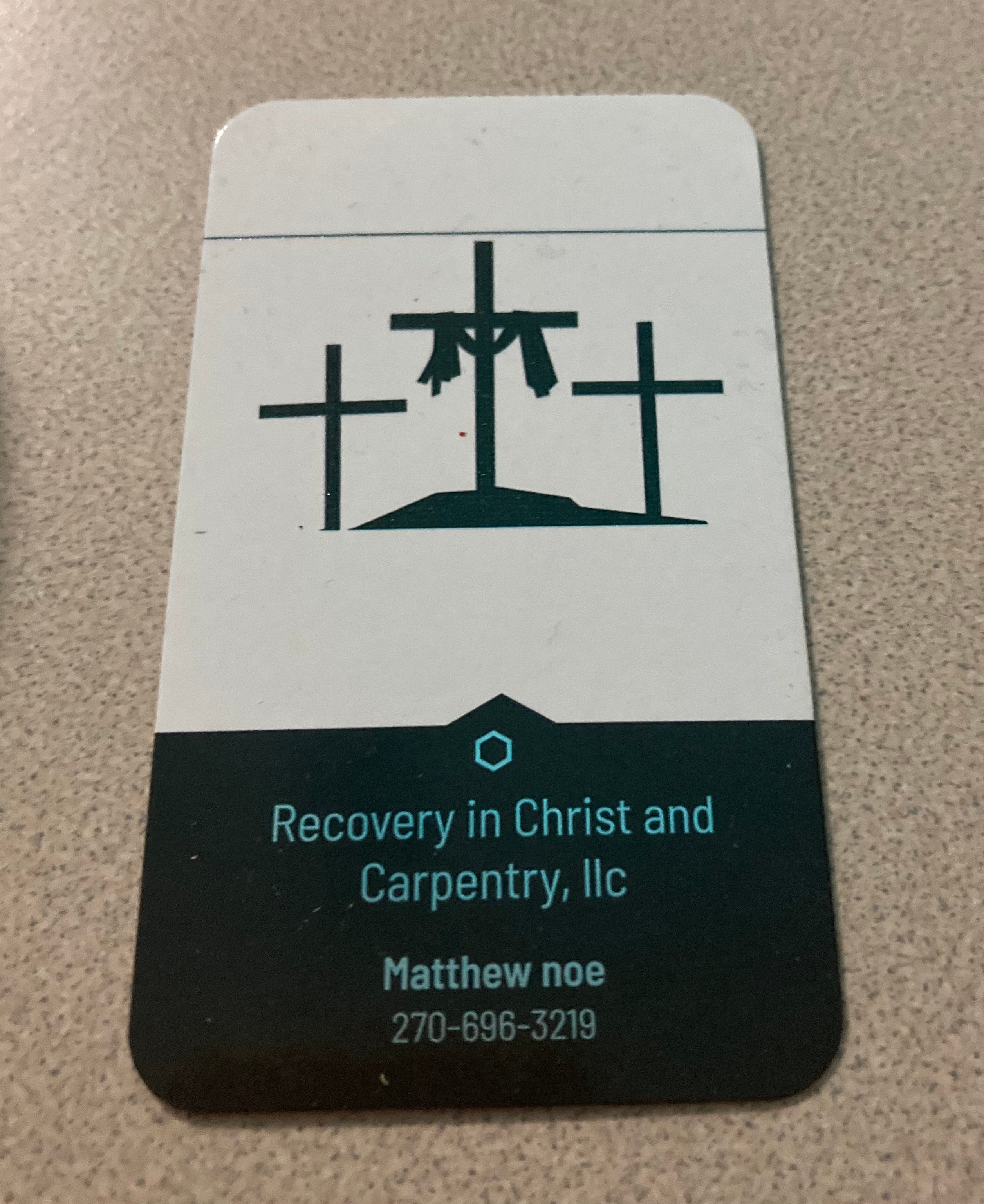 Avatar for Recovery in Christ and Carpentry