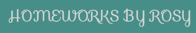 Avatar for Homeworks By Rosy