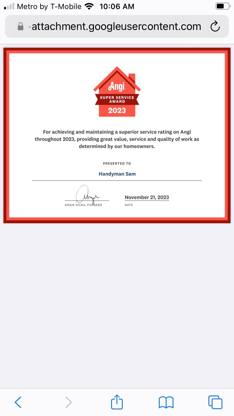 Avatar for Handyman Sam