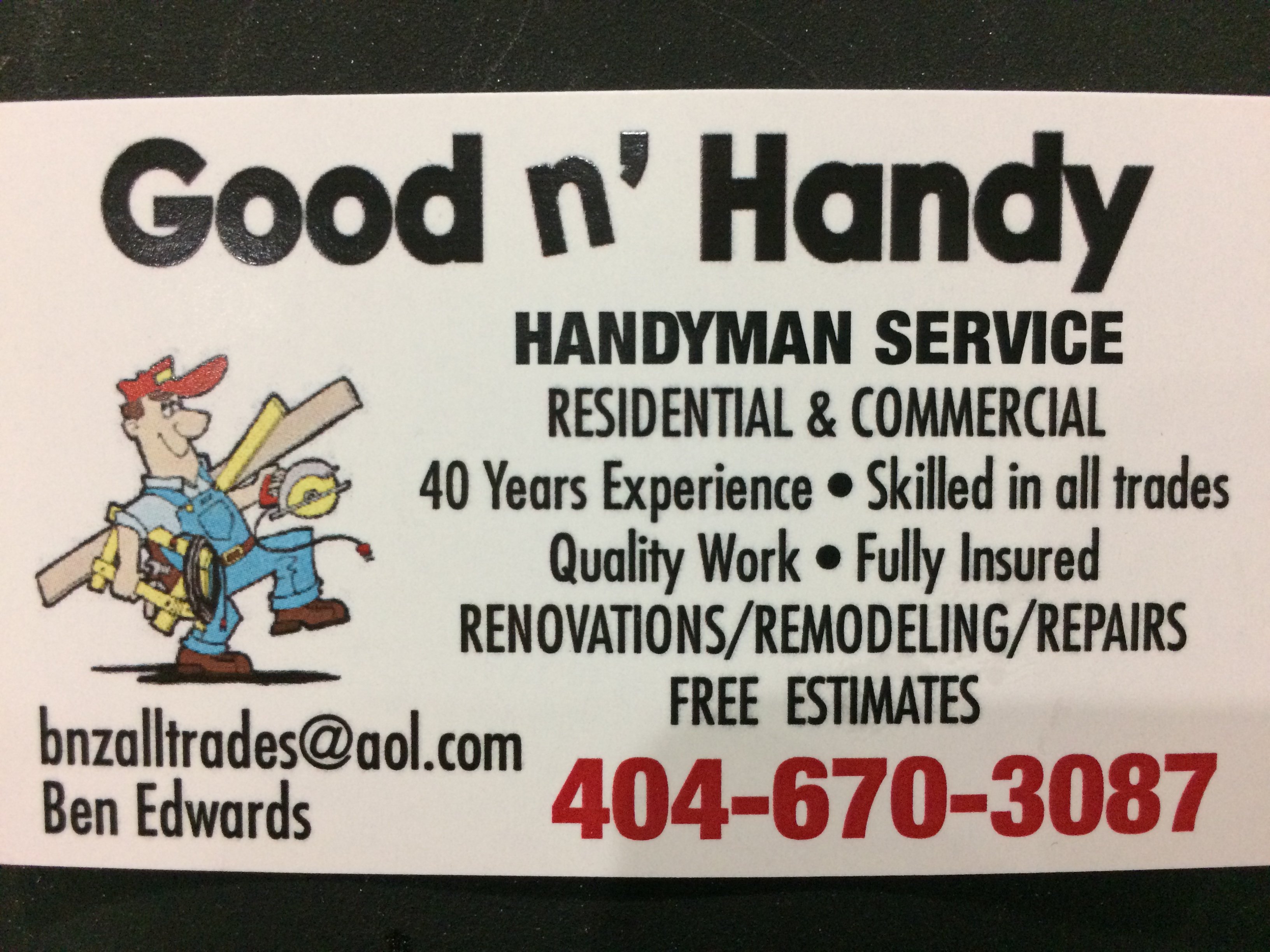 Avatar for Good N Handy Electrical