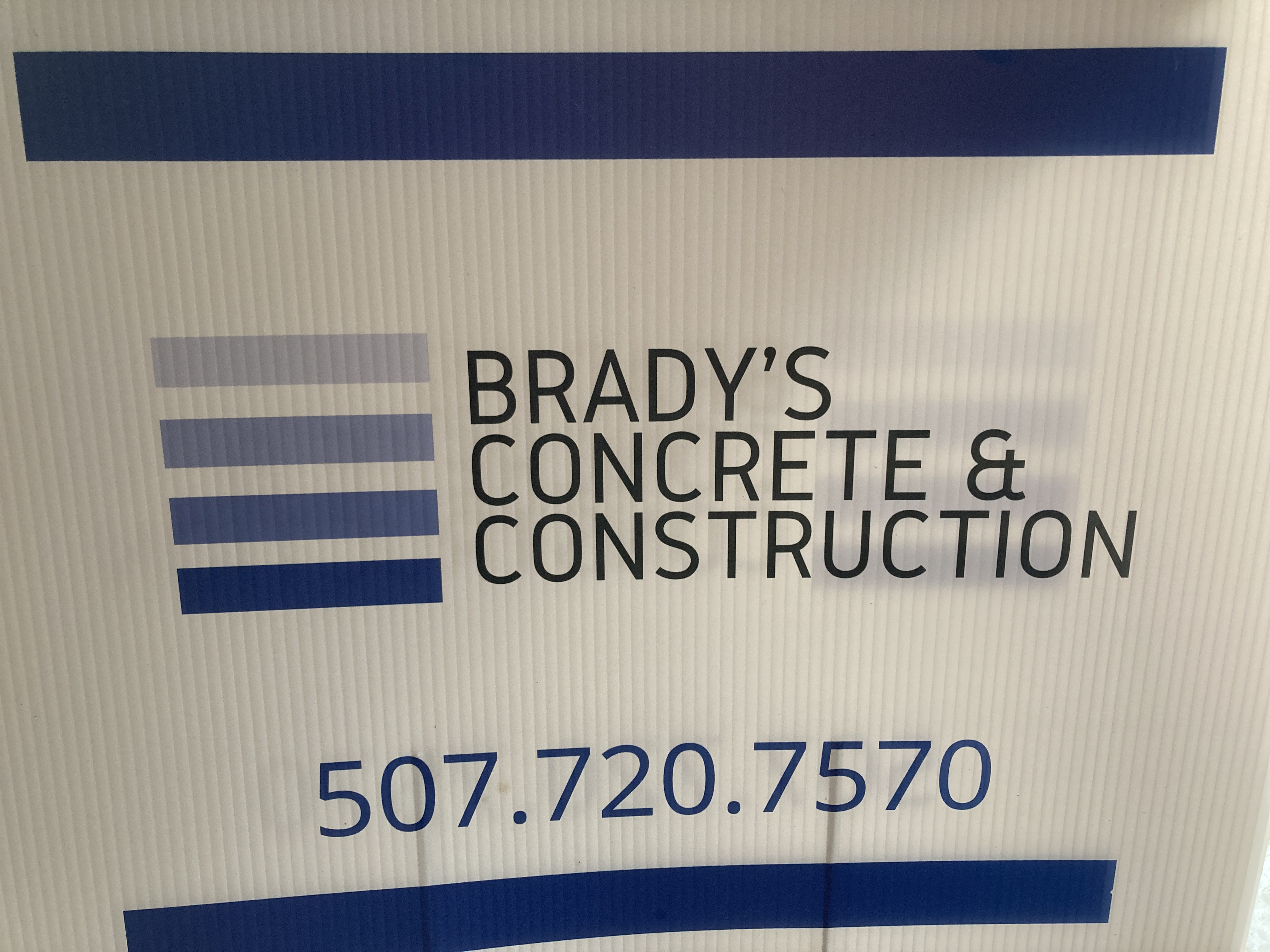 Logo for Brady's Concrete & Construction