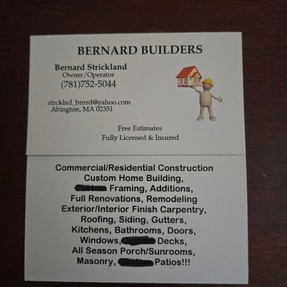 Avatar for Bernard Builders