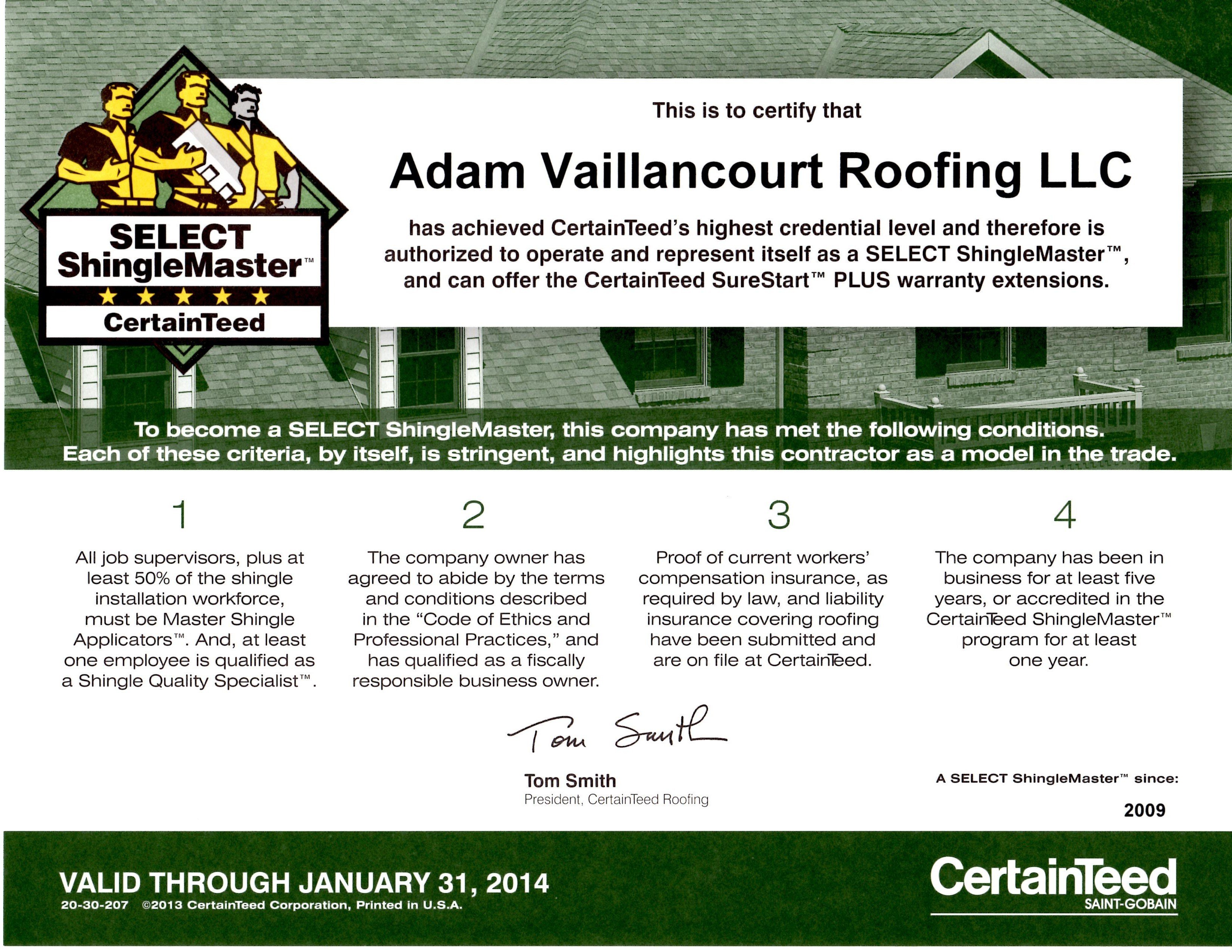 Avatar for Adam Vaillancourt Roofing & Construction LLC