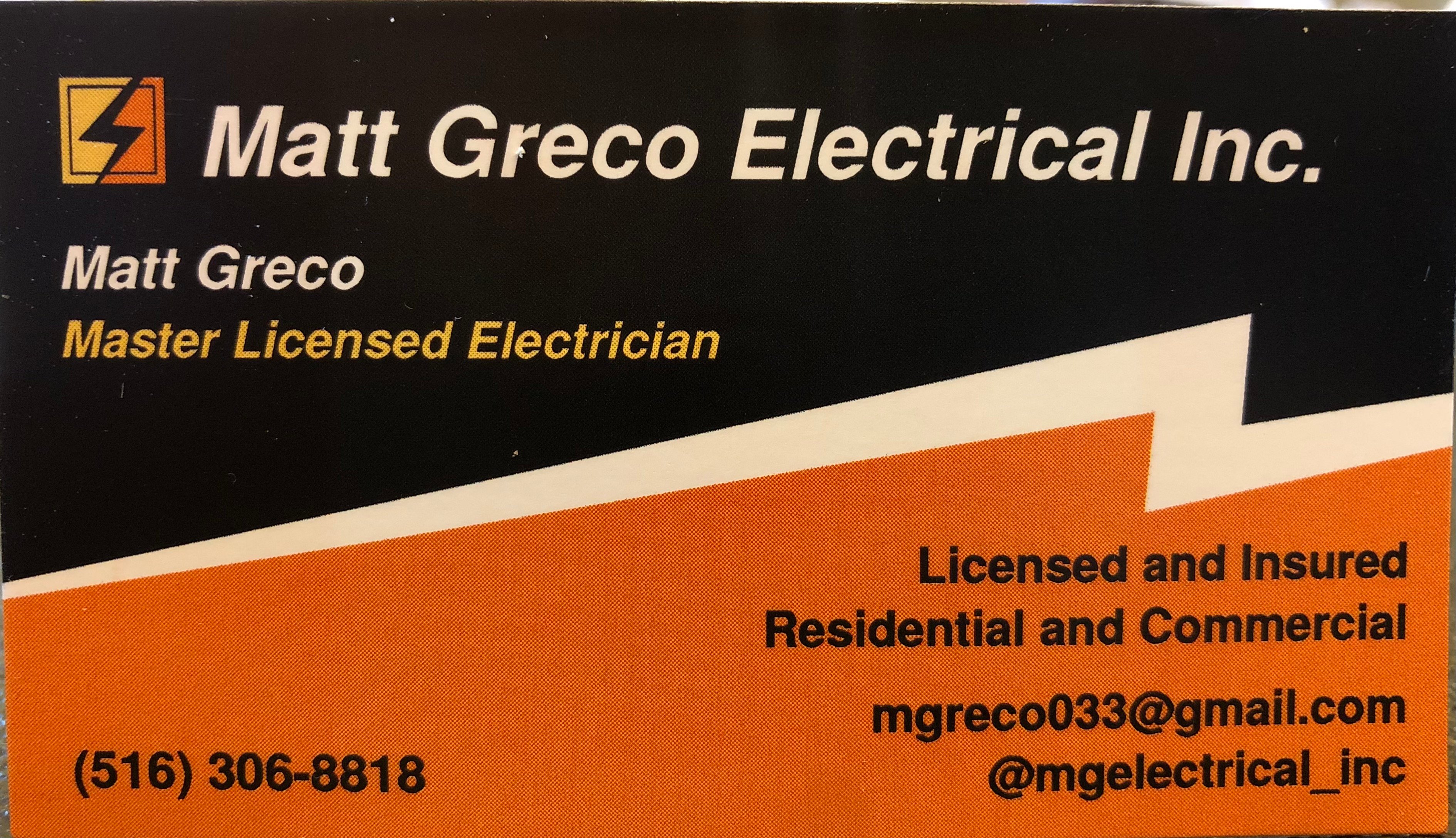 Avatar for Matt Greco Electrical Inc.