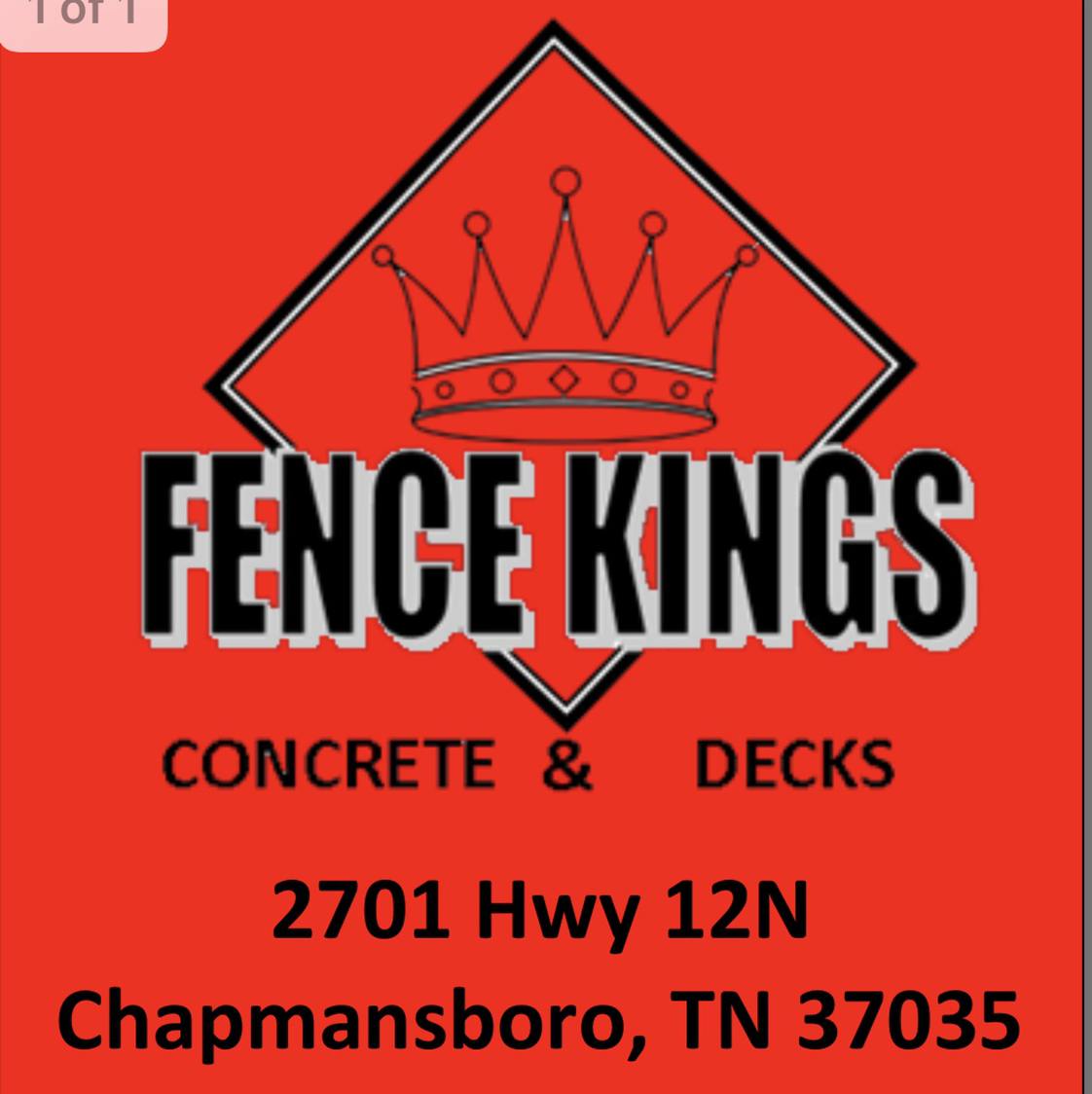 Logo for Fence Kings
