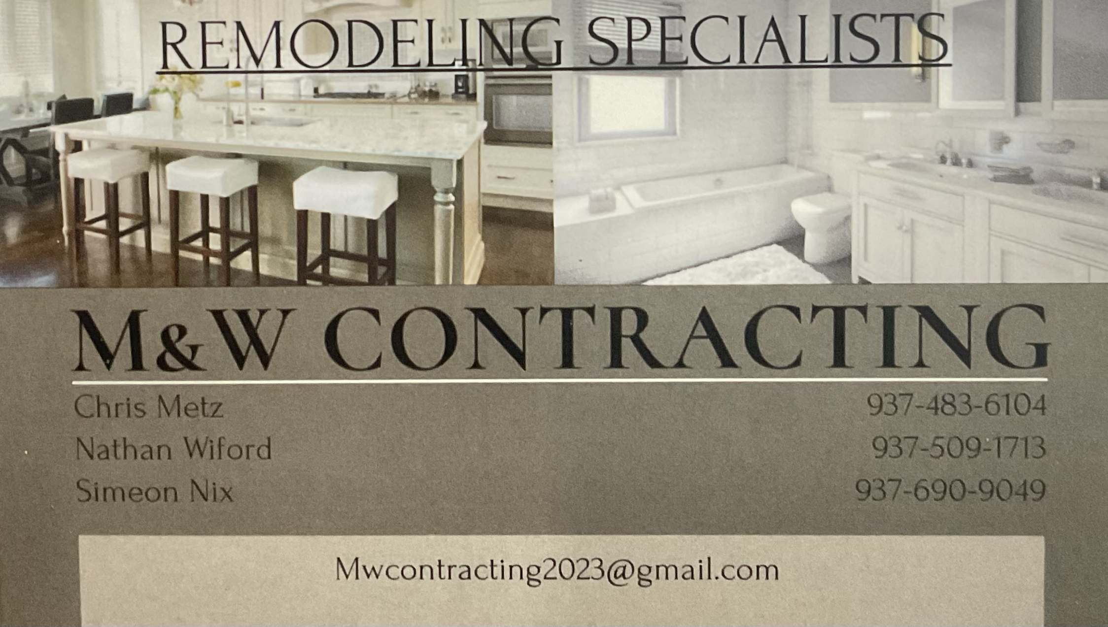 Logo for M&W Contracting