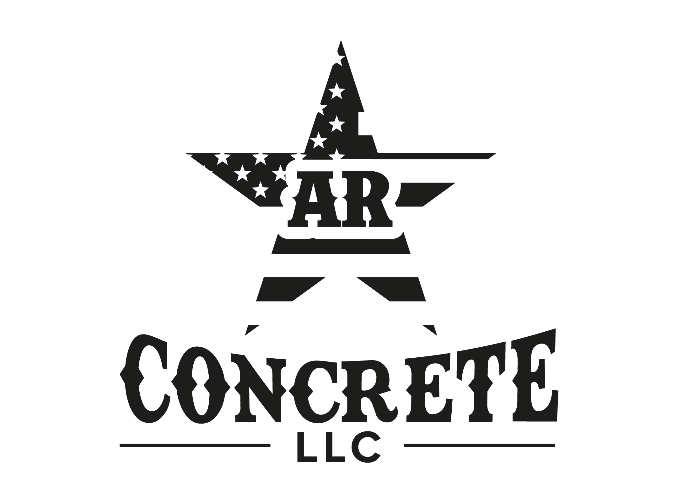 Logo for AR Concrete LLC