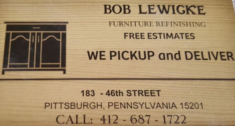 Logo for BOB LEWICKE FURNITURE REFINISHING