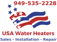 Logo for USA Water Heaters - Installation & Repair