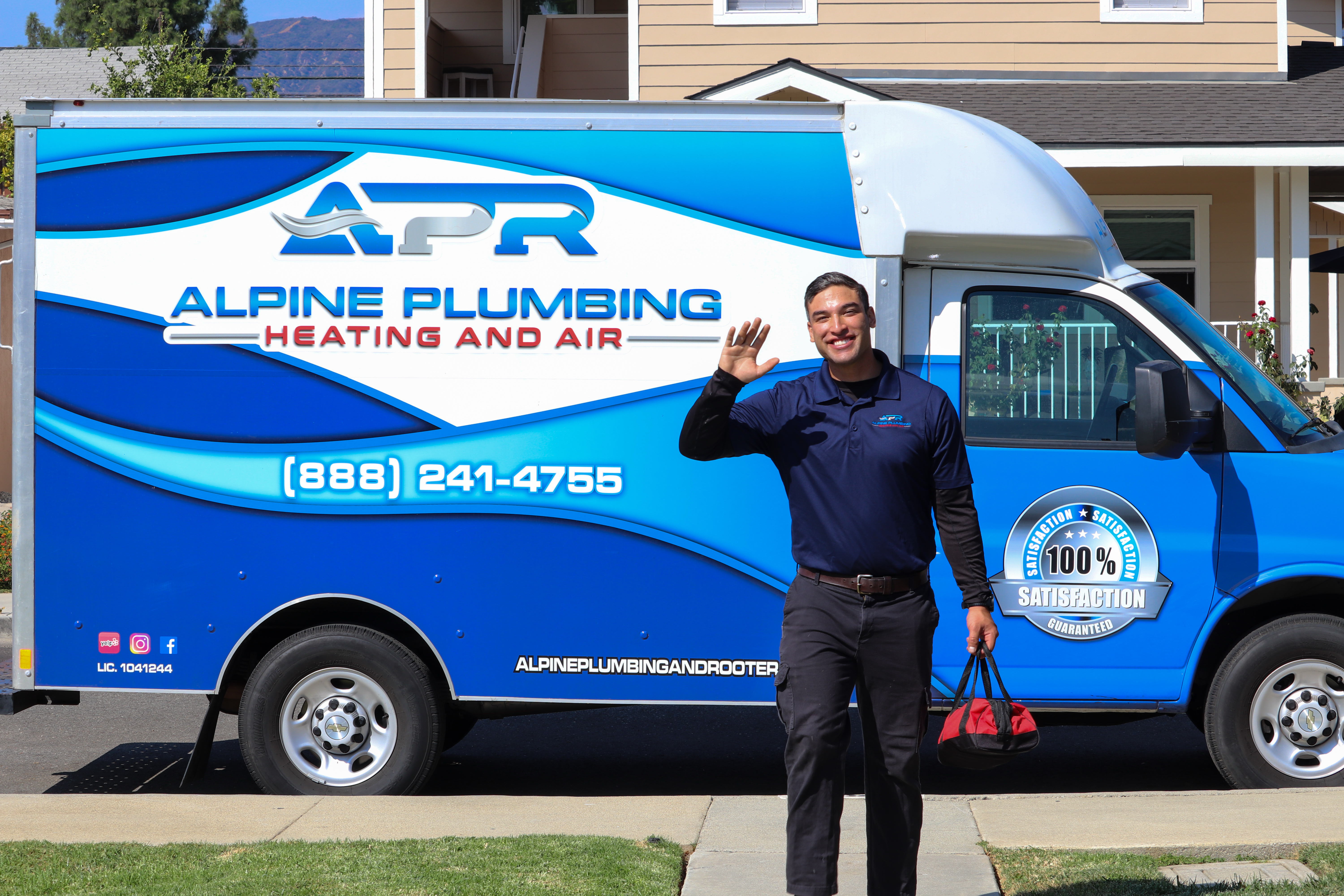 Logo for Alpine Plumbing, Heating, and Air