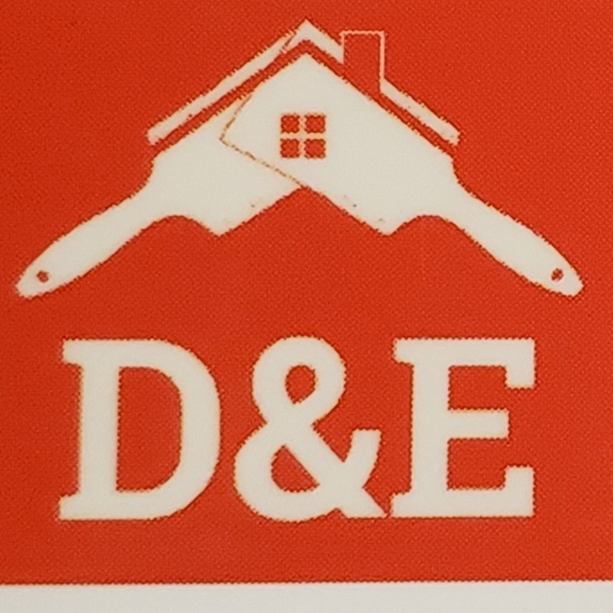 Logo for D&E Drywall and Painting