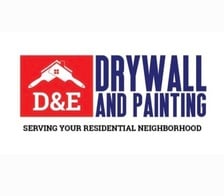 Logo for D&E Drywall and Painting