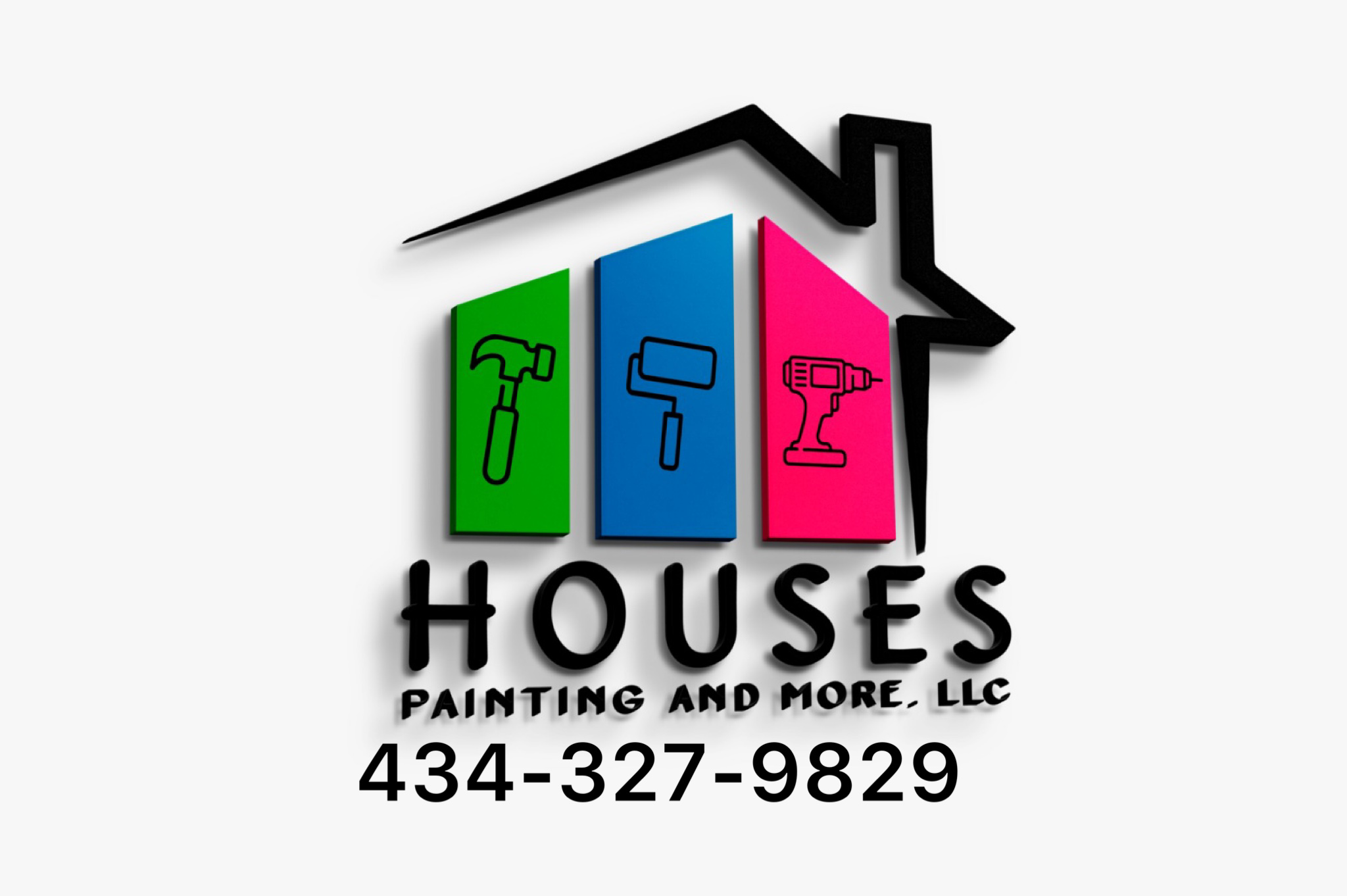 Logo for Houses Painting and More LLC