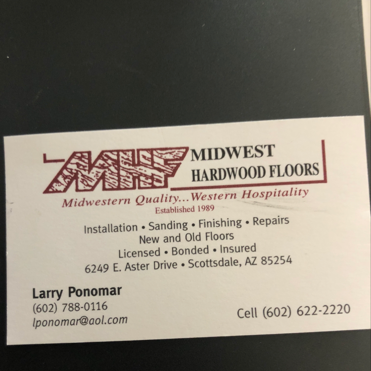 Logo for Midwest Hardwood Flooring LLC