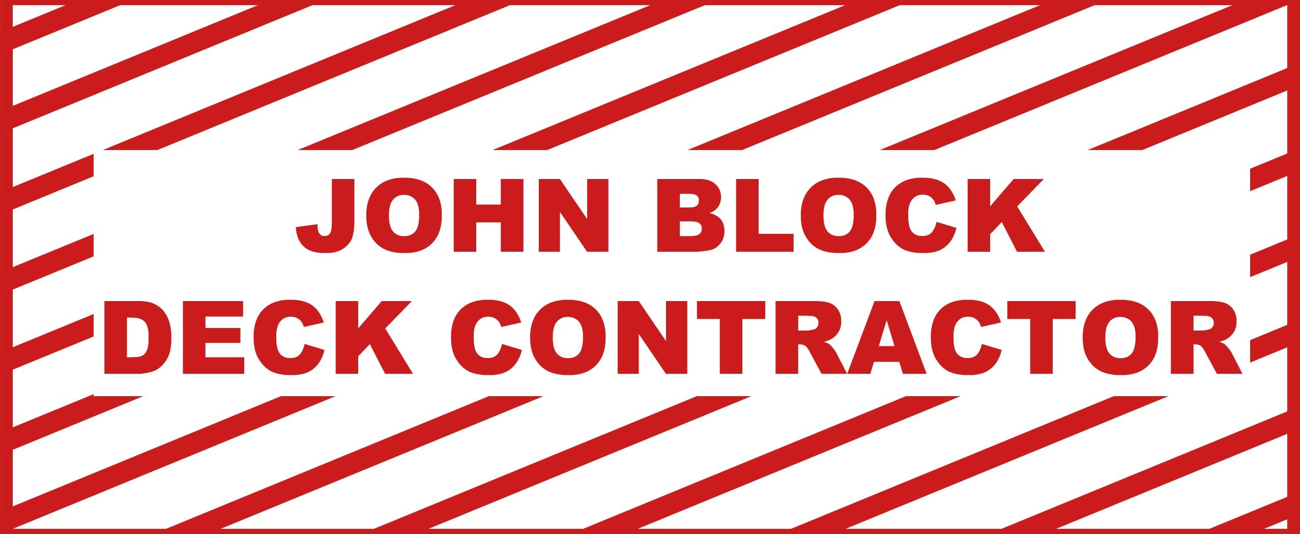 Avatar for JOHN BLOCK DECK CONTRACTOR