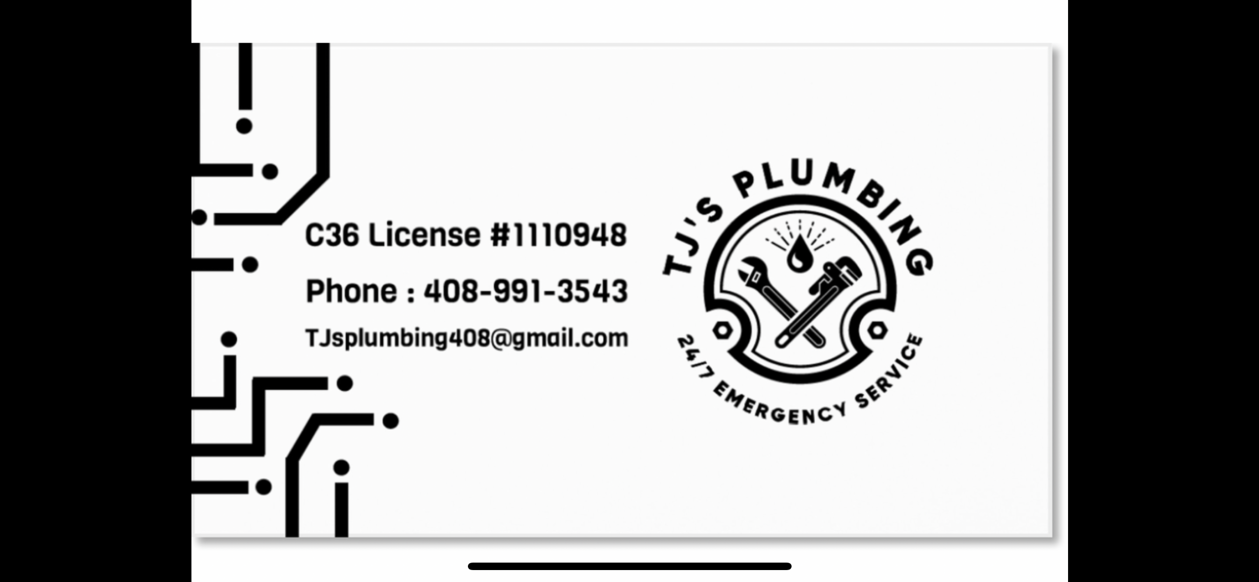 Logo for TJ's Plumbing