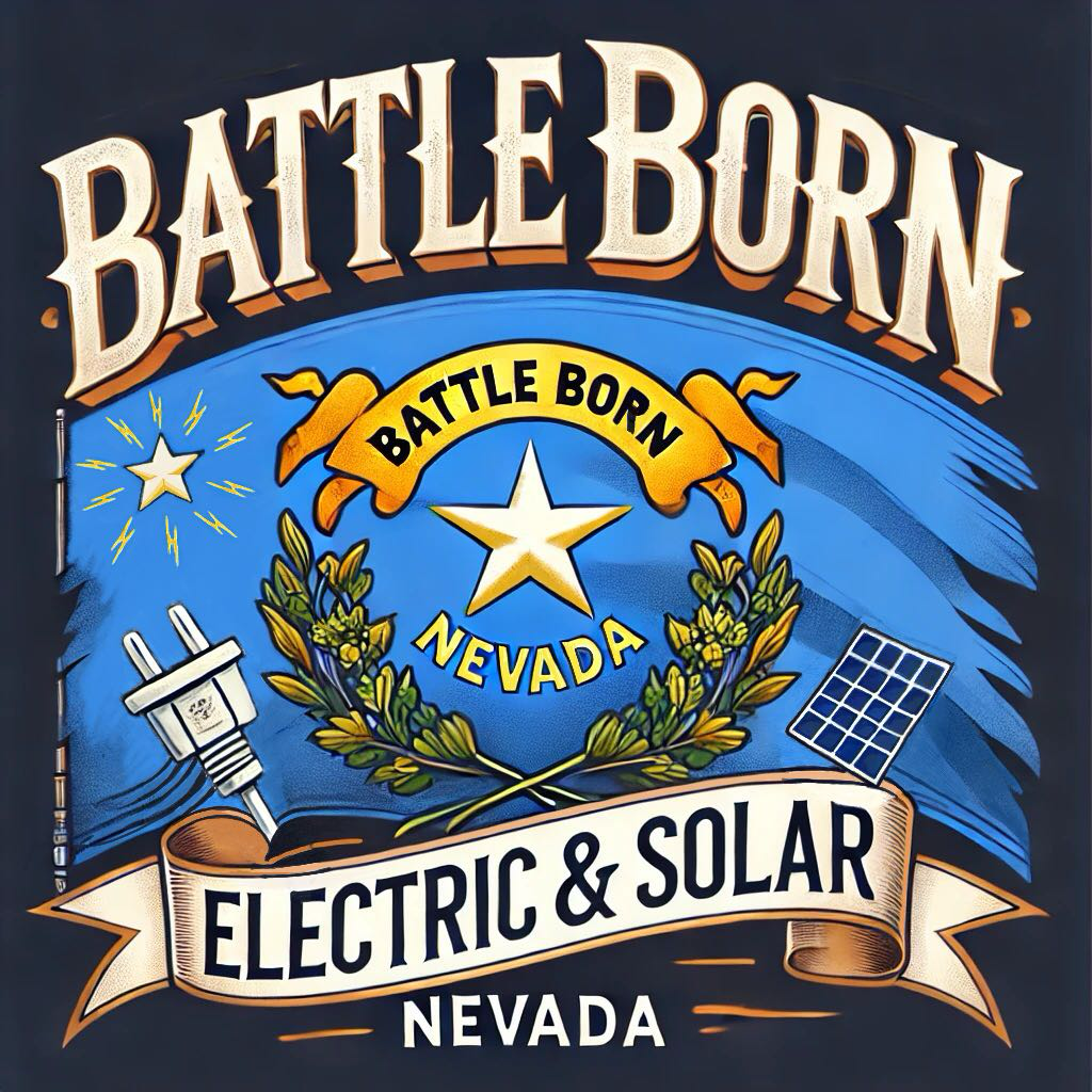 Logo for Battle Born Electric & Solar