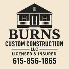Logo for Burns Custom Construction LLC
